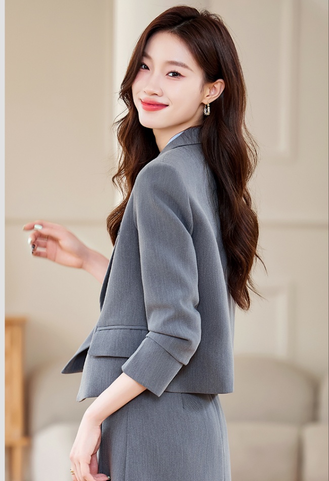 Profession coat long sleeve business suit 2pcs set for women