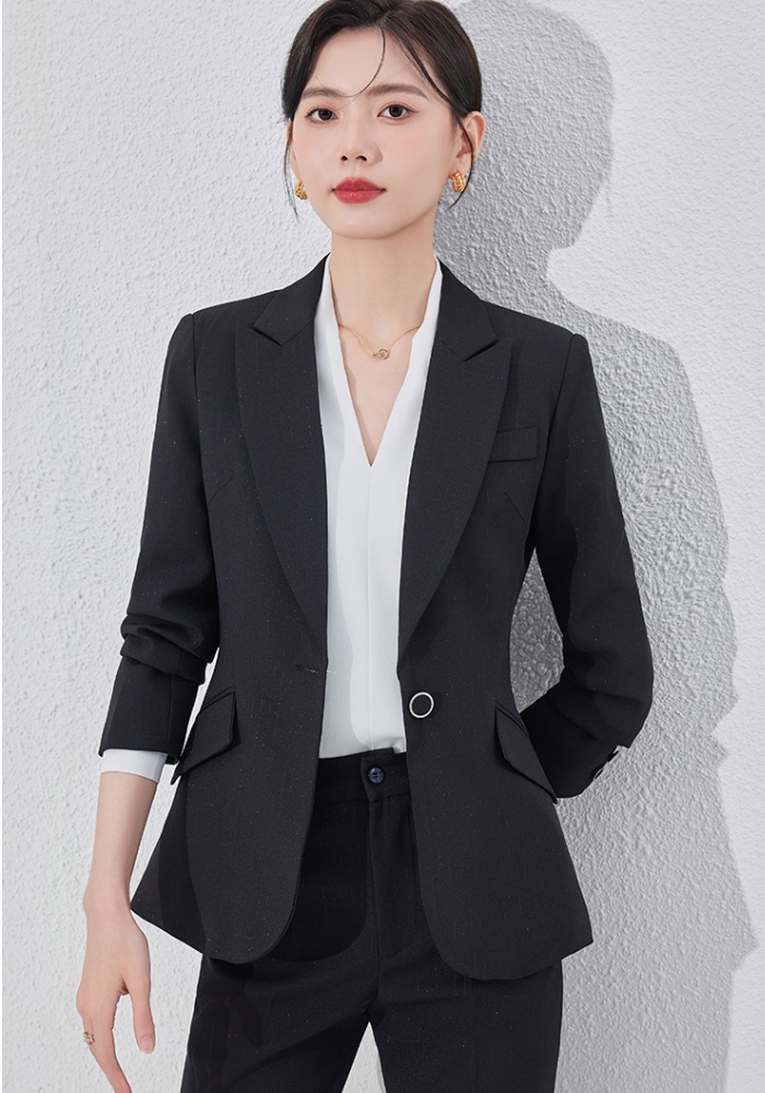 Profession suit pants long sleeve business suit 2pcs set