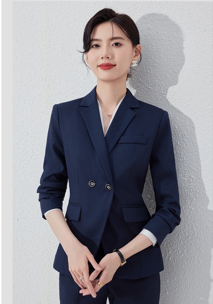 Long sleeve business suit suit pants 2pcs set for women