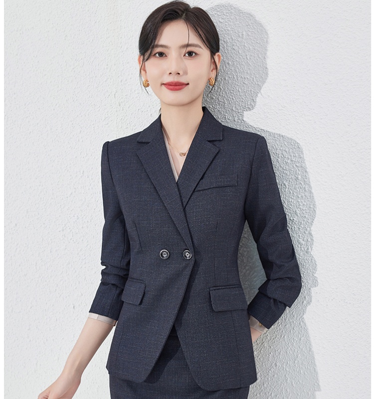 Long sleeve business suit suit pants 2pcs set for women