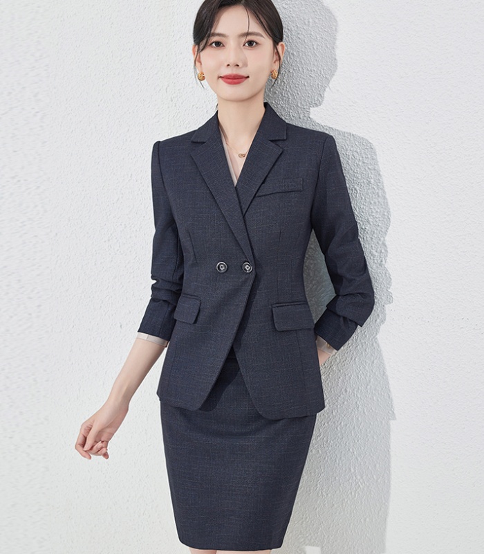 Long sleeve coat business suit 2pcs set for women