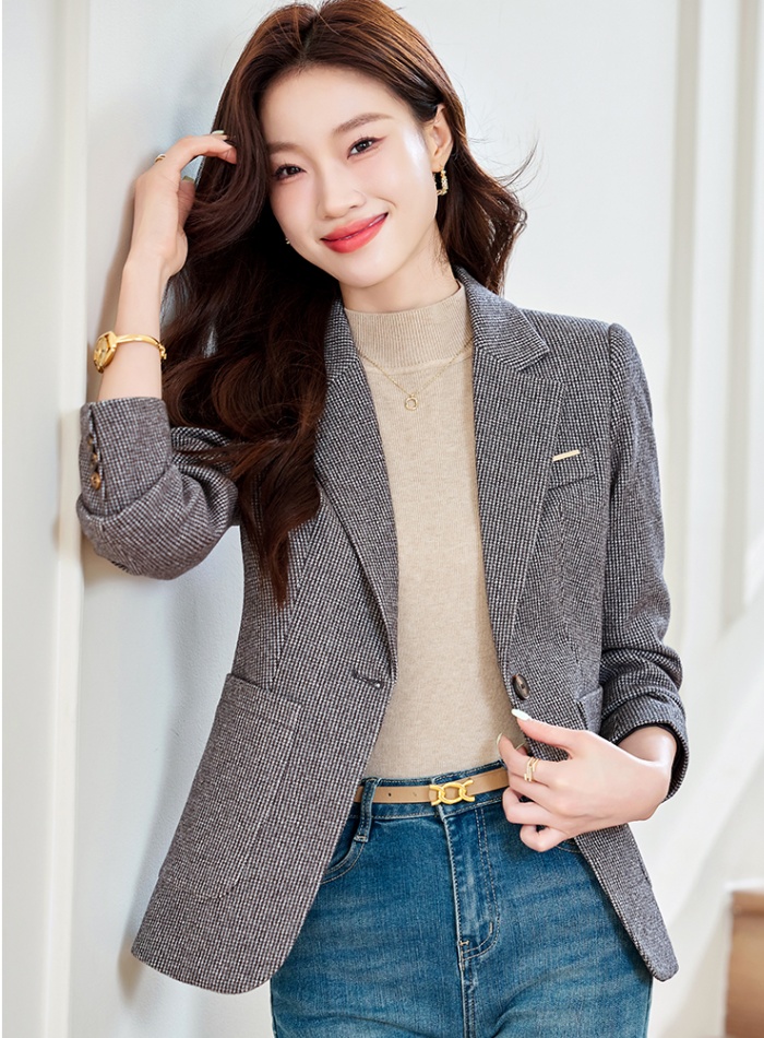 Overalls long sleeve coat profession business suit for women