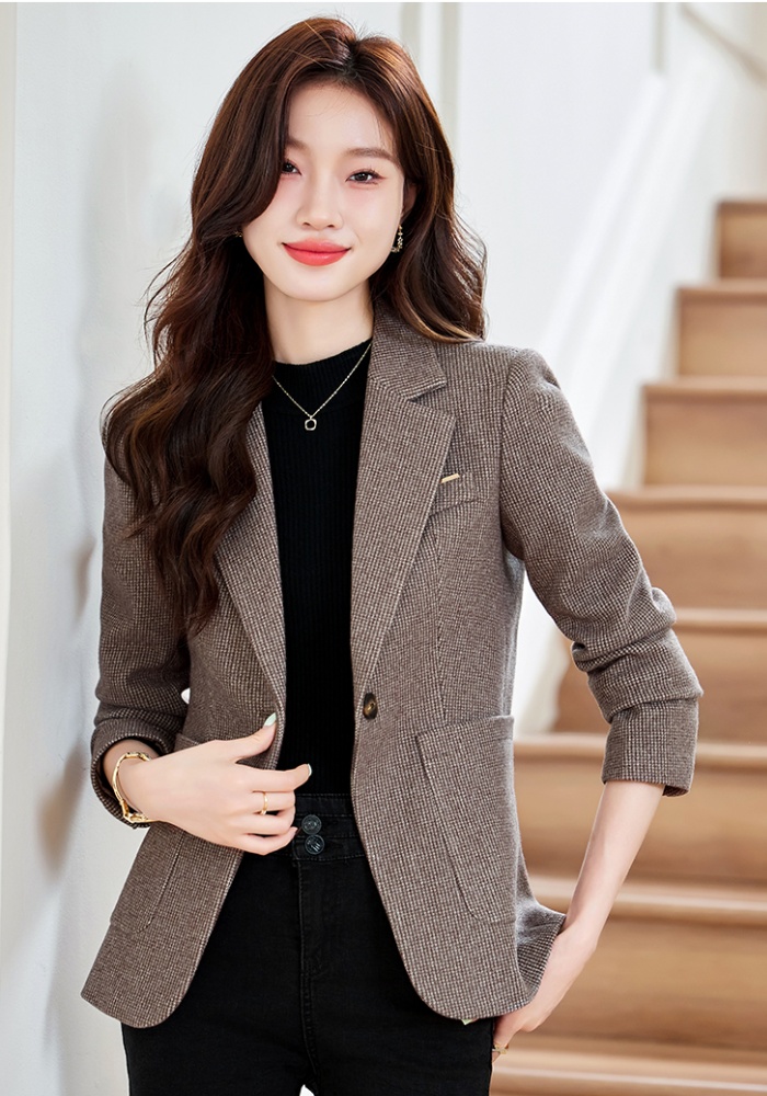 Overalls long sleeve coat profession business suit for women