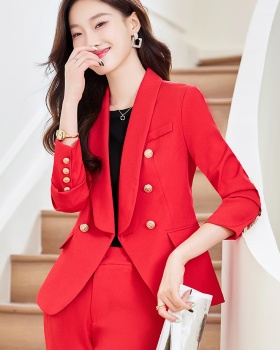 Overalls long sleeve suit pants profession business suit a set