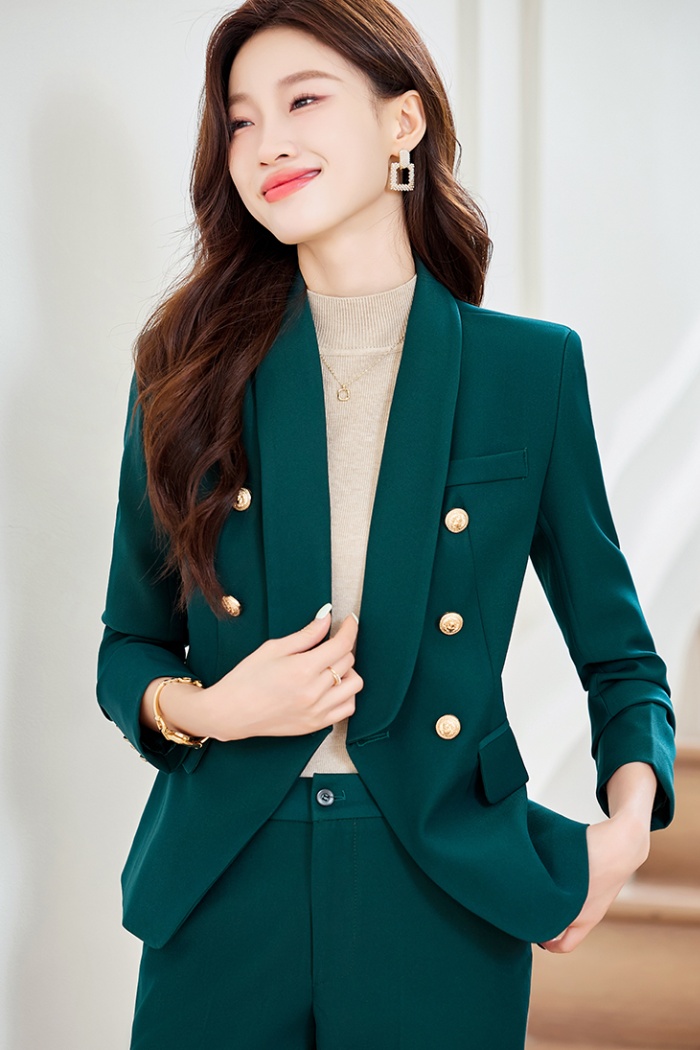 Overalls long sleeve suit pants profession business suit a set