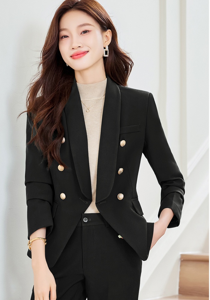 Overalls long sleeve suit pants profession business suit a set