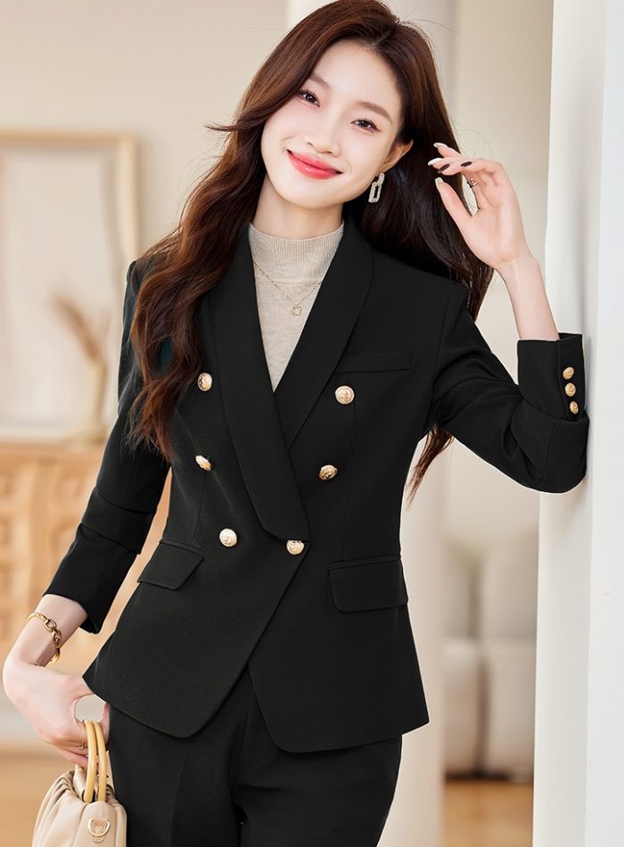 Overalls long sleeve suit pants profession business suit a set