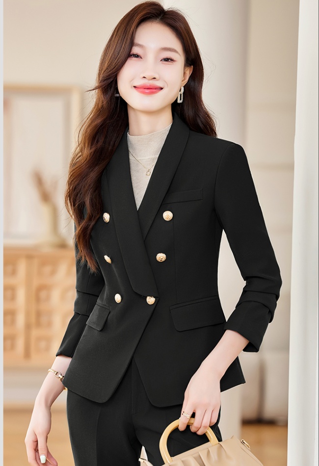 Overalls long sleeve suit pants profession business suit a set