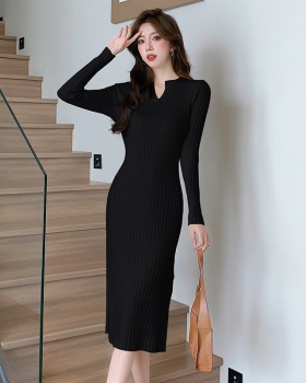 Inside the ride dress Korean style sweater dress