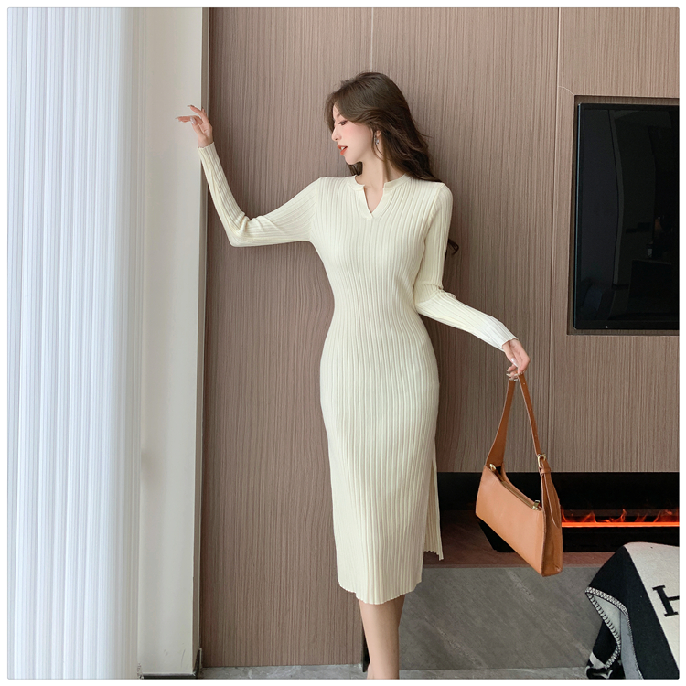 Inside the ride dress Korean style sweater dress