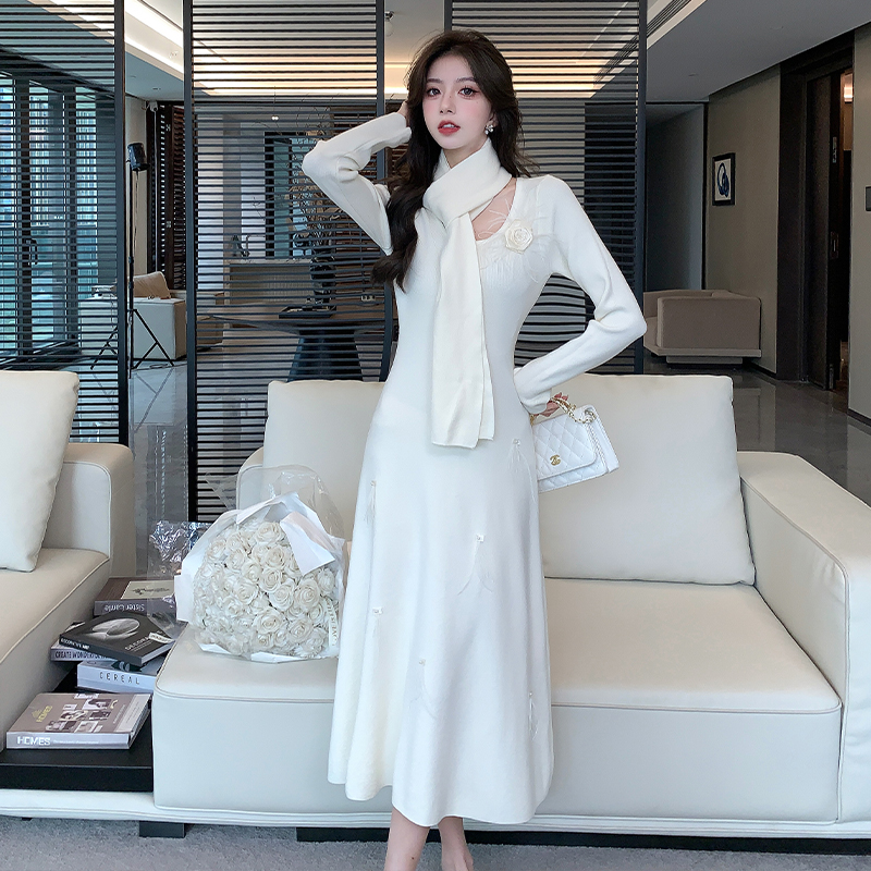 Korean style inside the ride dress winter scarves for women