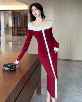 Temperament long dress tight dress for women