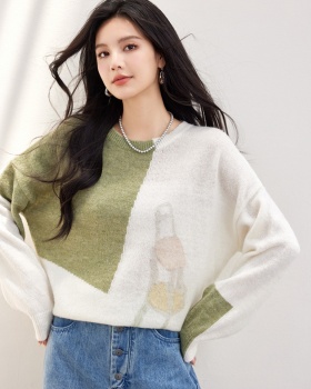 Niche slim tops tender spring sweater for women