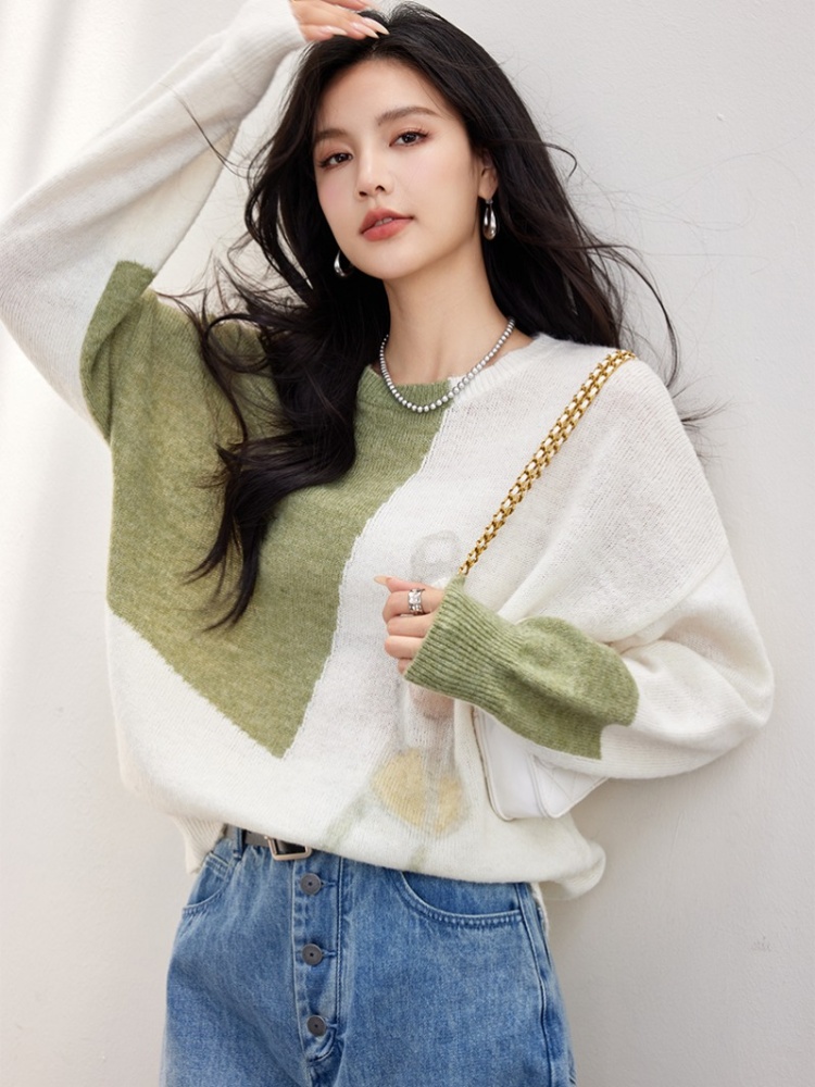 Niche slim tops tender spring sweater for women