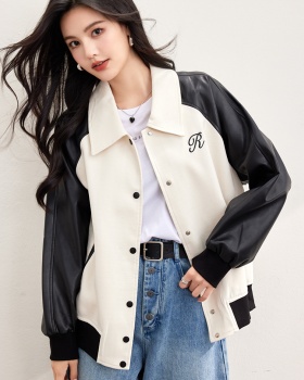 Loose Casual jacket spring commuting baseball uniforms for women