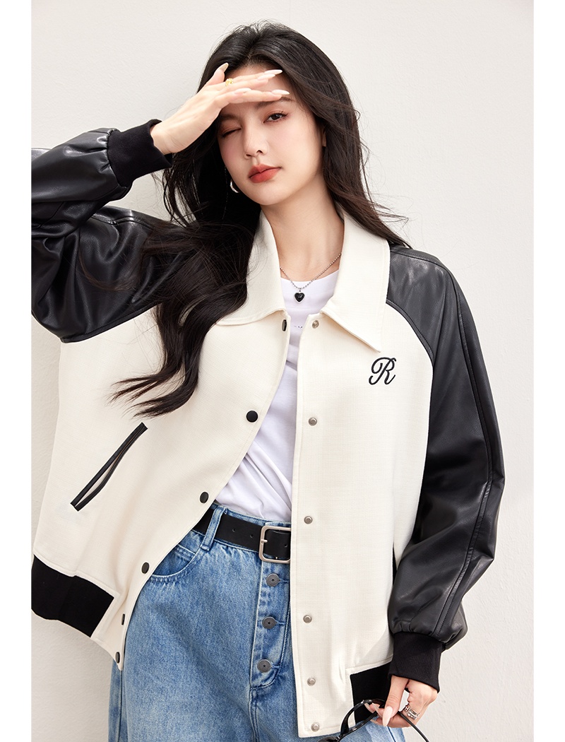 Loose Casual jacket spring commuting baseball uniforms for women