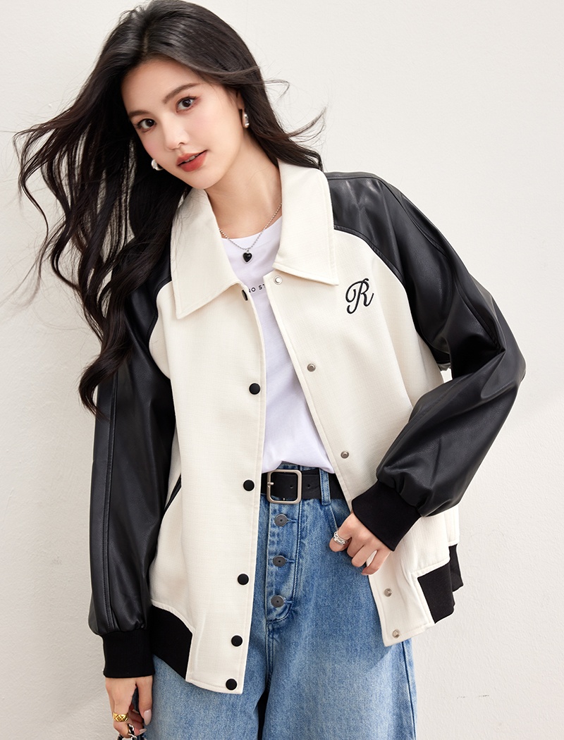 Loose Casual jacket spring commuting baseball uniforms for women