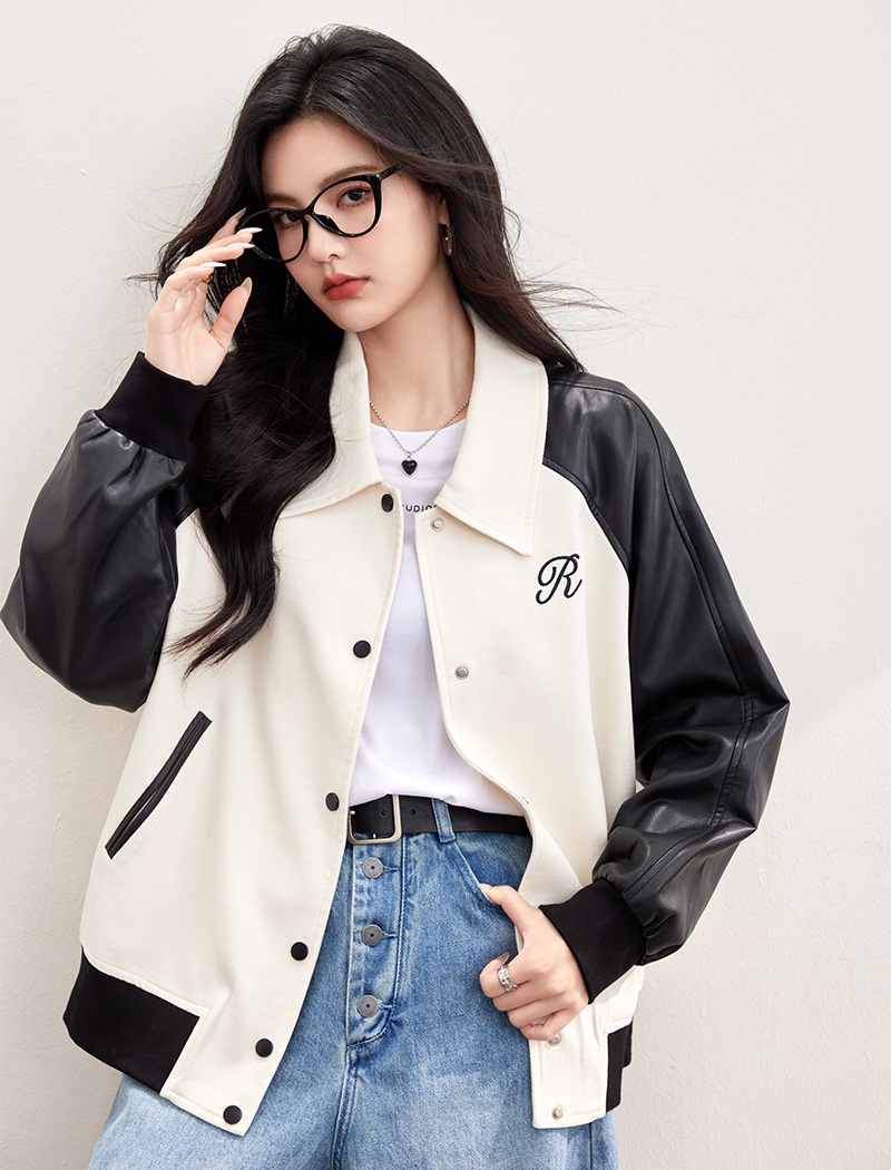 Loose Casual jacket spring commuting baseball uniforms for women