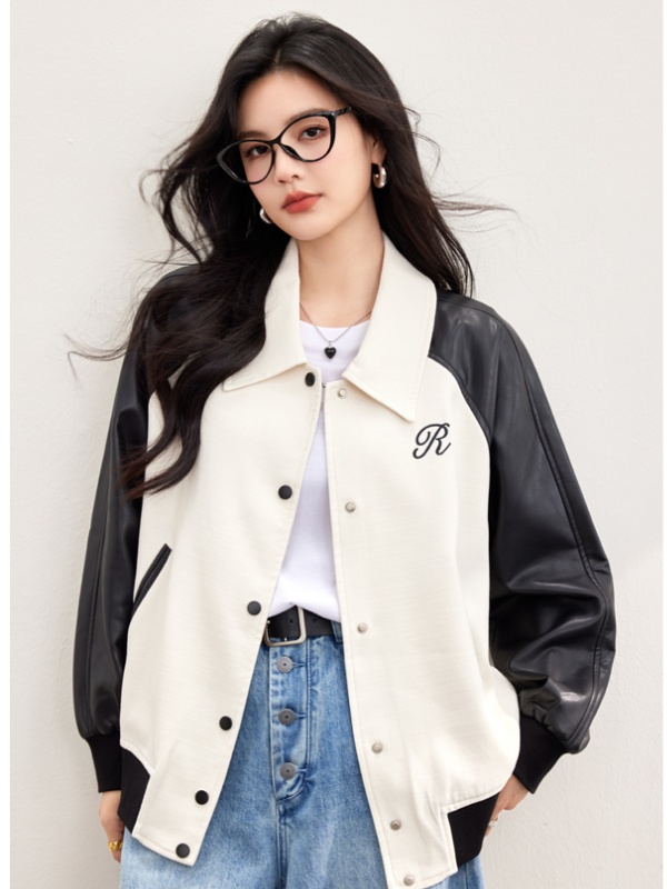 Loose Casual jacket spring commuting baseball uniforms for women