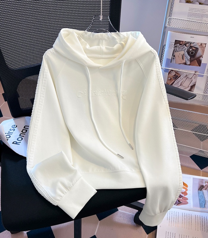 Loose spring and autumn hoodie hooded tops for women