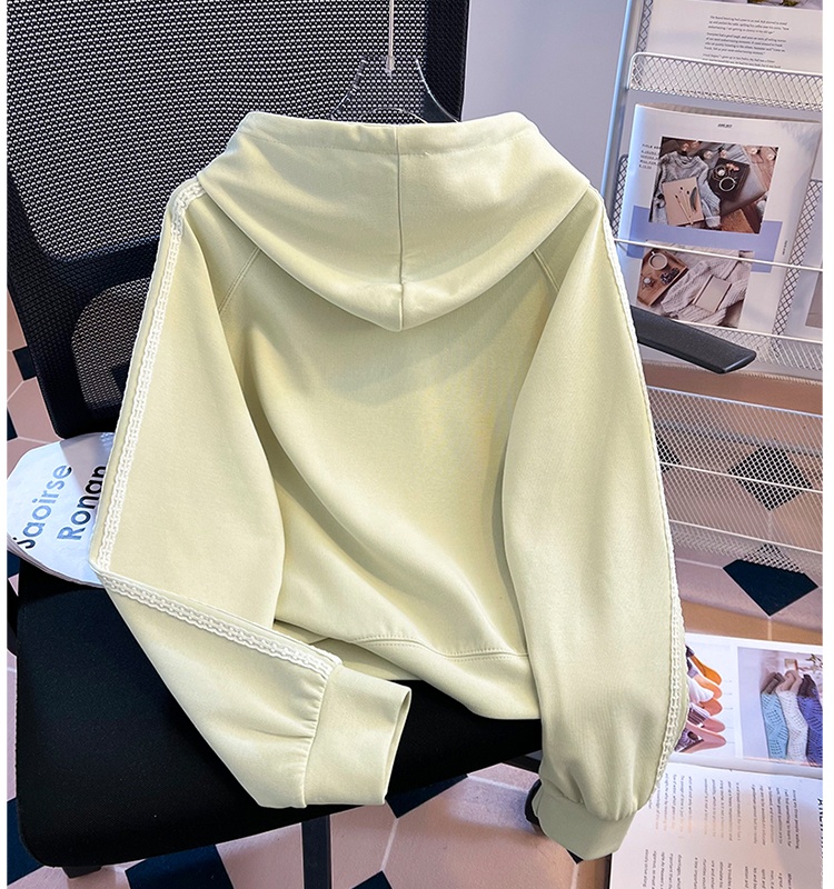 Loose spring and autumn hoodie hooded tops for women