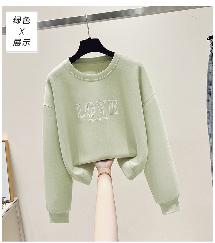 Korean style hoodie letters shawl 2pcs set