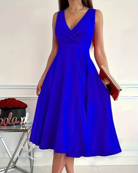 Fashion Casual dress sleeveless evening dress