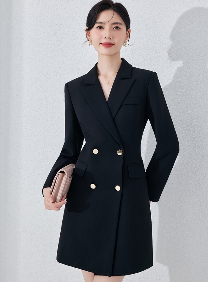 Profession business suit pinched waist dress for women