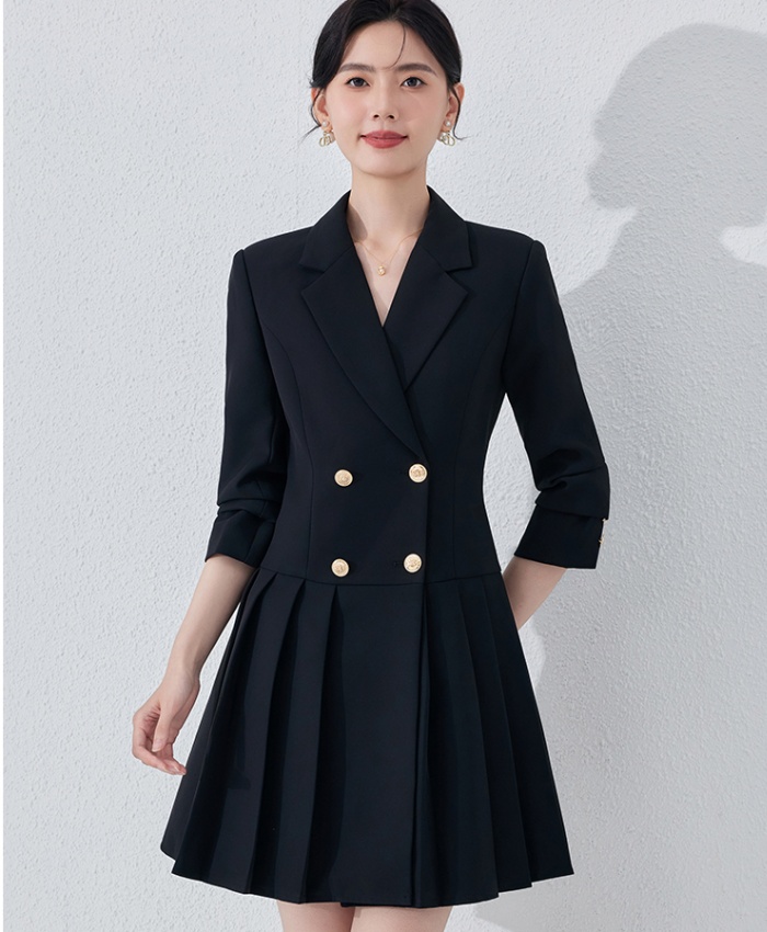 Profession business suit long sleeve dress for women