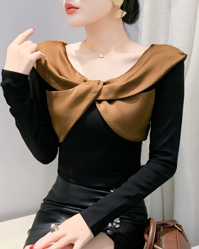 Stereoscopic small shirt spring tops for women