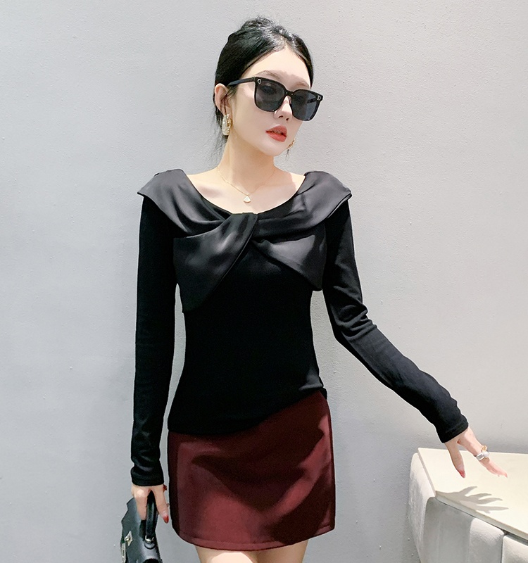 Stereoscopic small shirt spring tops for women