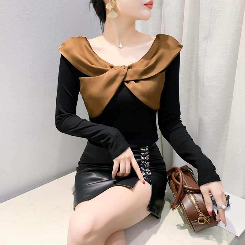 Stereoscopic small shirt spring tops for women