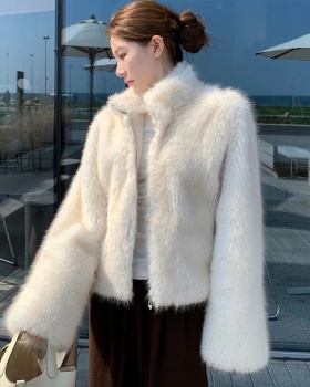 Double color thick autumn and winter elmo coat