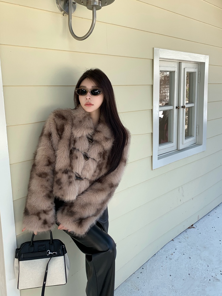 Winter elmo fur coat fox fur coat for women