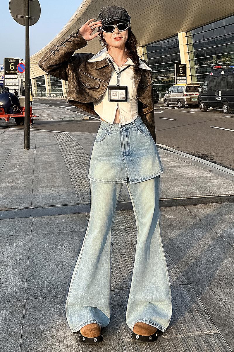 Spicegirl flare pants spring jeans for women