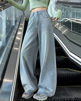 Spring wide leg pants straight pants long pants