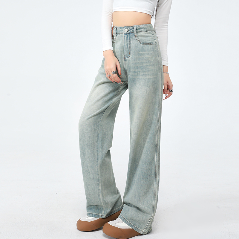 Spring wide leg pants loose casual pants for women