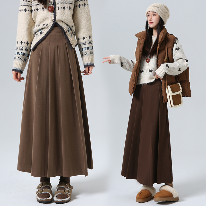 Autumn and winter drape skirt A-line business suit for women