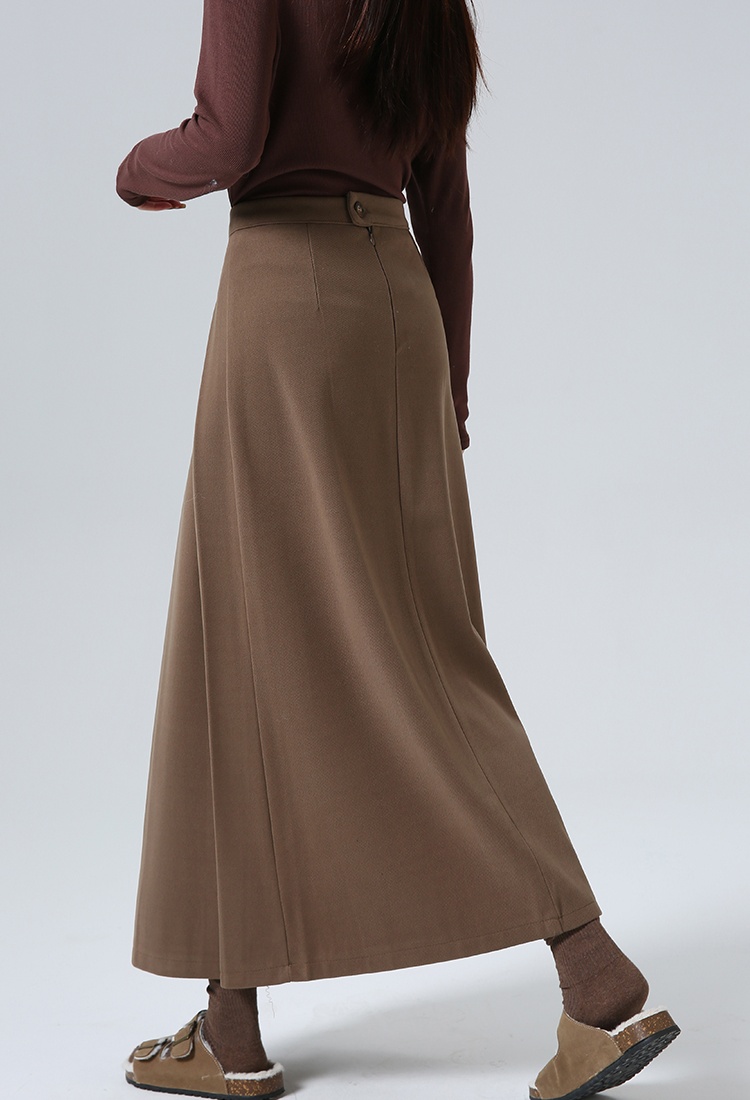 Autumn and winter drape skirt A-line business suit for women