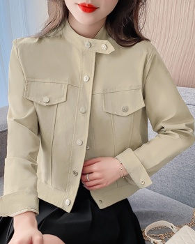 Spring retro work clothing Casual jacket for women