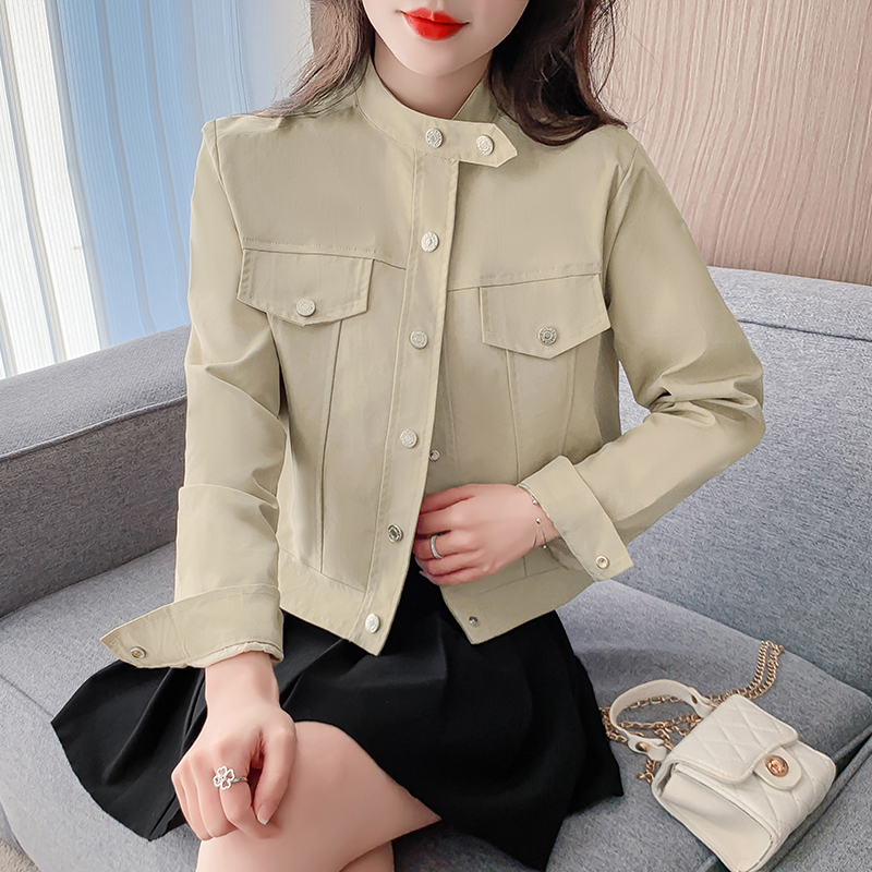 Spring retro work clothing Casual jacket for women