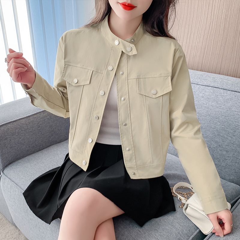 Spring retro work clothing Casual jacket for women