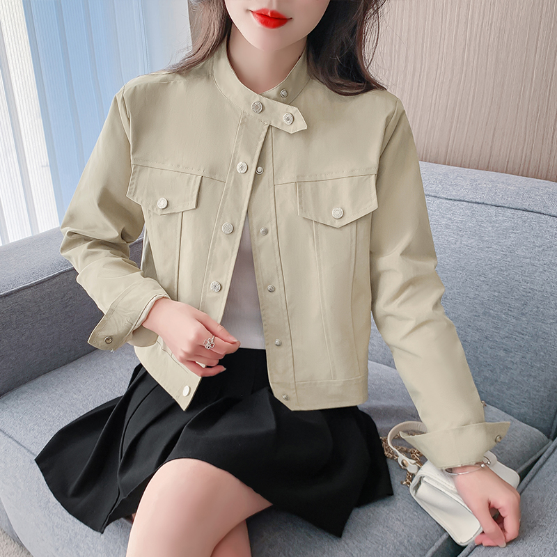 Spring retro work clothing Casual jacket for women