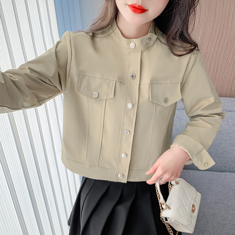 Spring retro work clothing Casual jacket for women