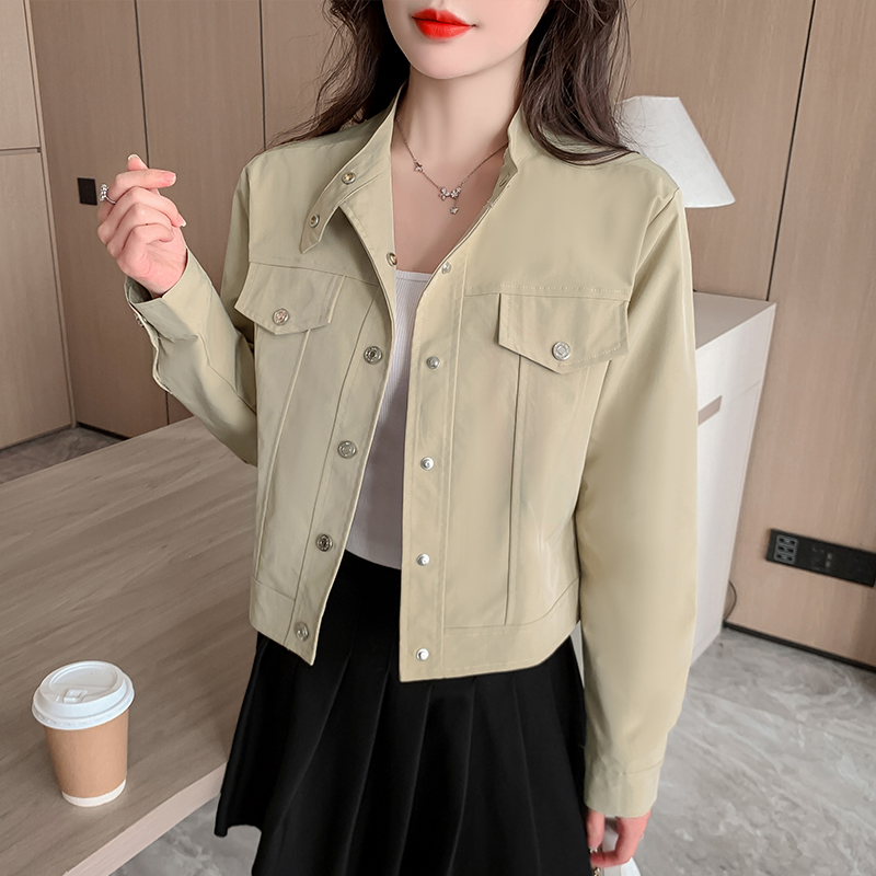 Spring retro work clothing Casual jacket for women