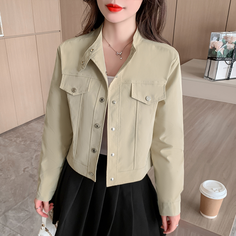 Spring retro work clothing Casual jacket for women