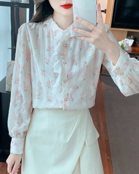 Temperament lace shirt show young Western style shirts