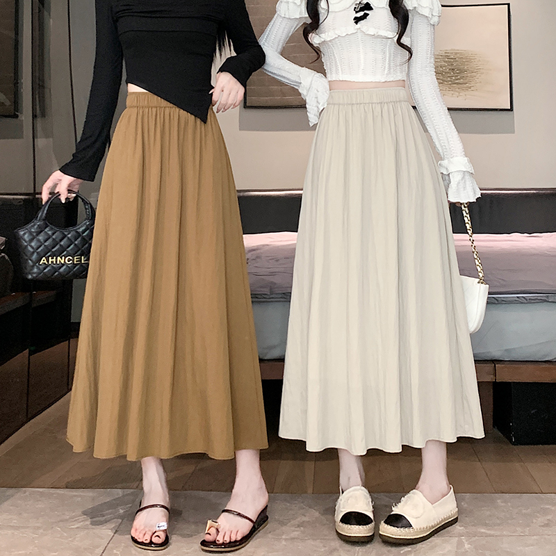 Lazy spring and summer Korean style big skirt skirt