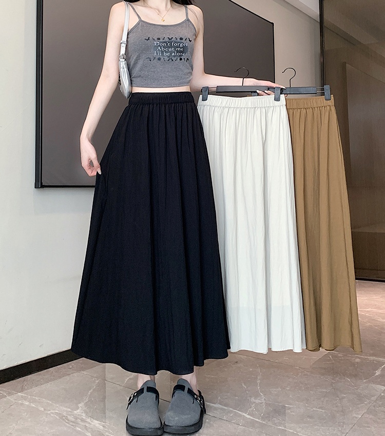 Lazy spring and summer Korean style big skirt skirt