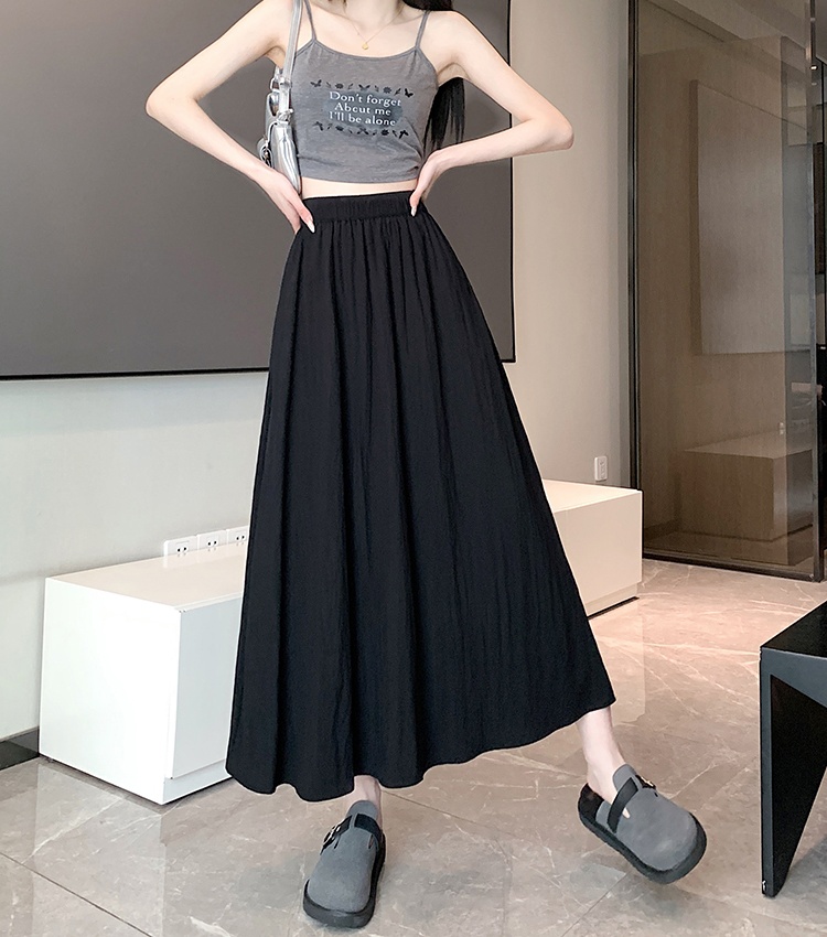 Lazy spring and summer Korean style big skirt skirt